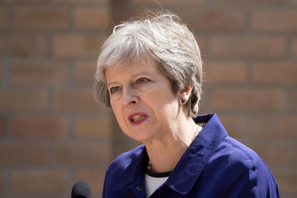 Theresa May has said that there is the possibility of Britain walking away with no deal instead of a bad deal (PA)