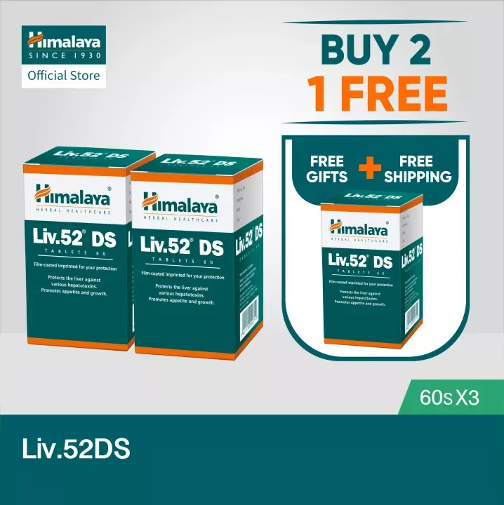 Himalaya Liv.52 DS 60 Tablets - Liver Health. (PHOTO: Lazada)