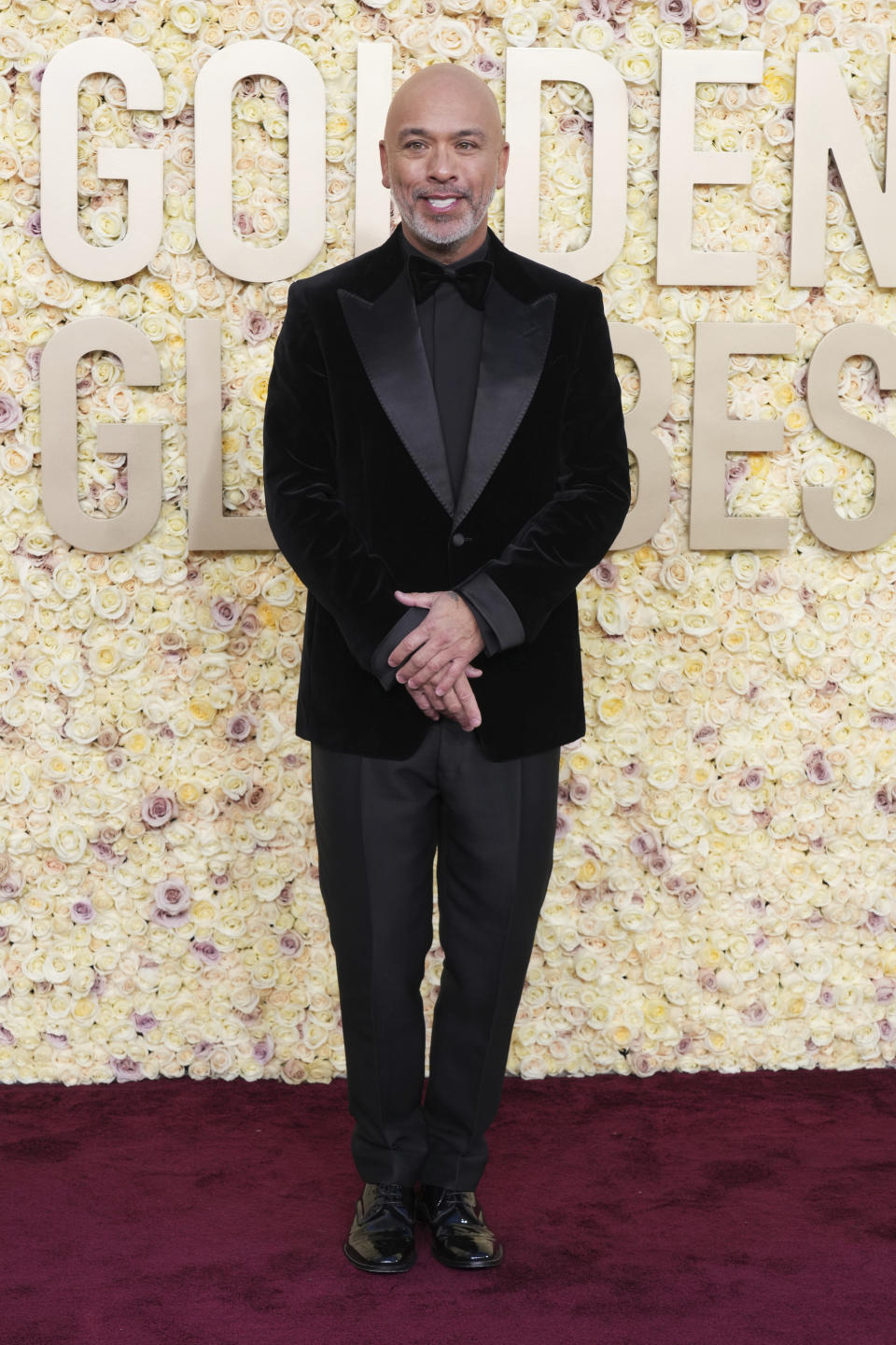 Jo Koy brought some of his family the 2024 Golden Globes, which he had the honour of hosting. (Photo by Jordan Strauss/Invision/AP)