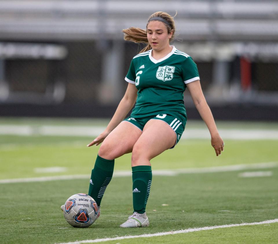 Mae Nuccio was one of three first-team all-conference players for NIC-10 girls soccer champion Boylan this year.