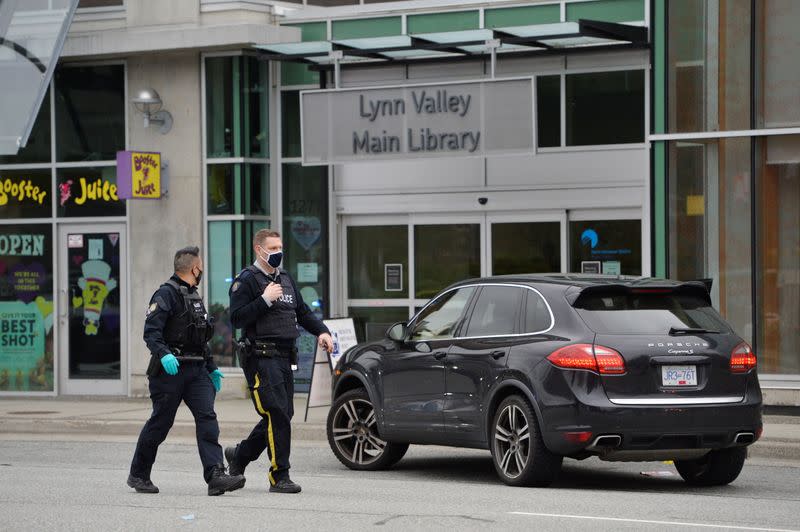 Multiple people stabbed at a library in North Vancouver