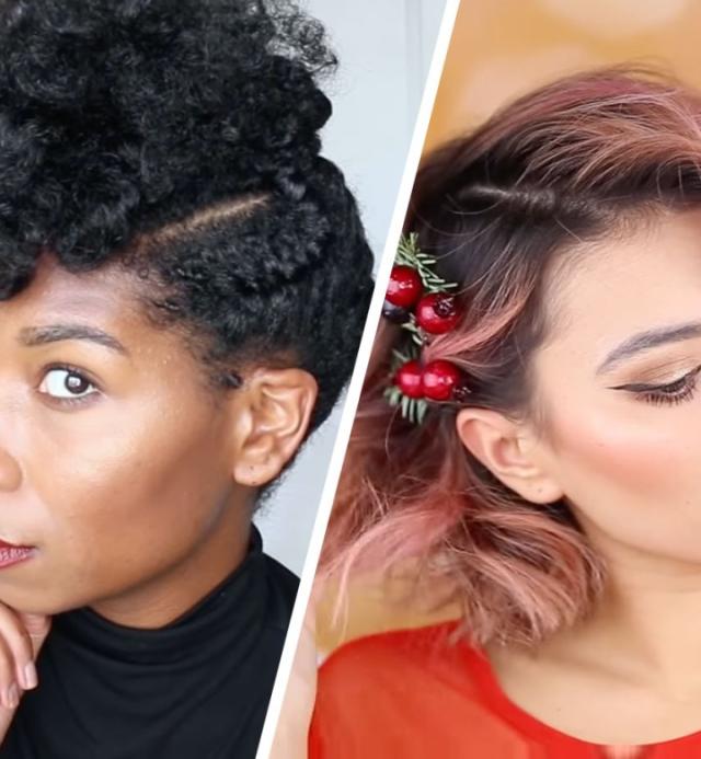 22 Holiday Party Hairstyles That'll Make You Stand Out From the Crowd