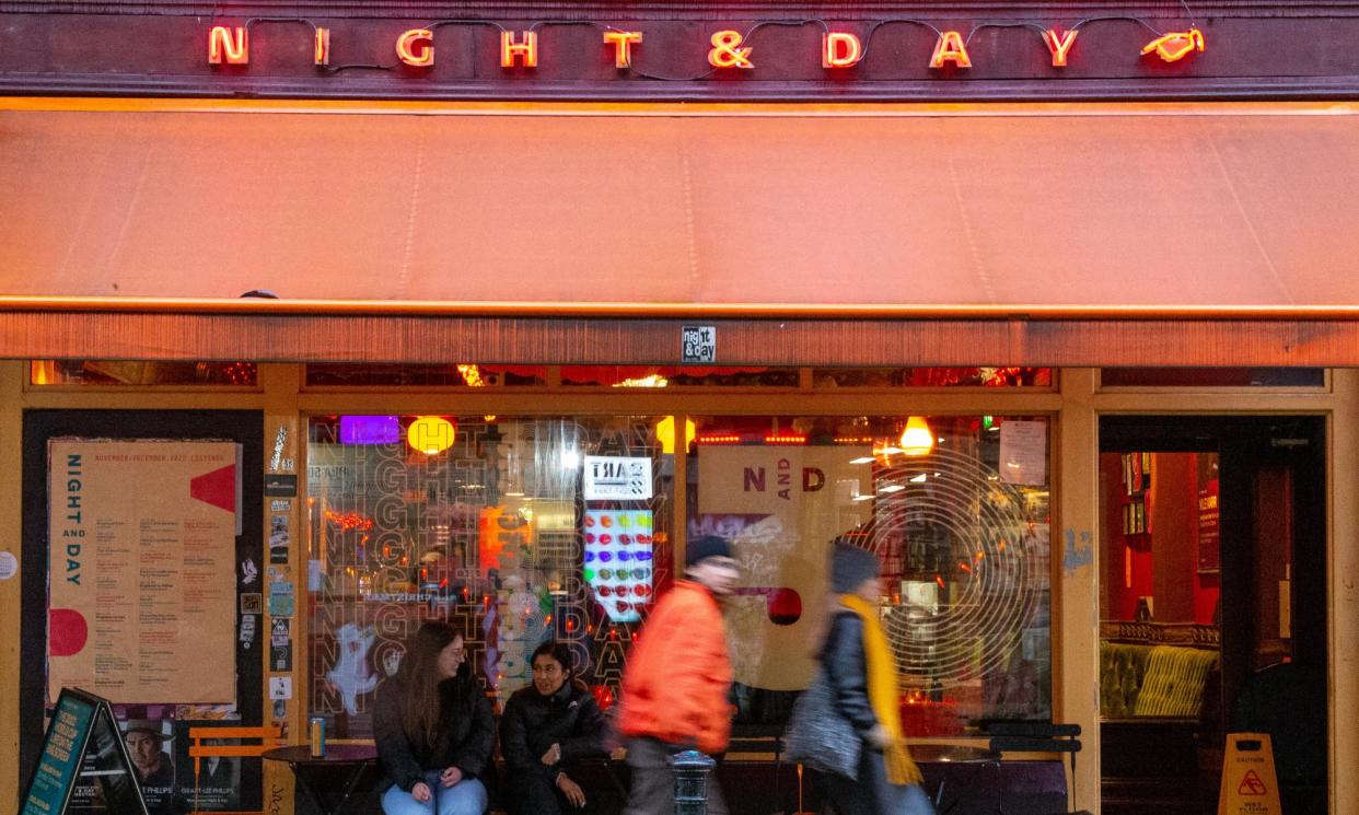<span>Night & Day Cafe in Manchester is threatened with closure after complaints from residents.</span><span>Photograph: Adam Vaughan/EPA</span>