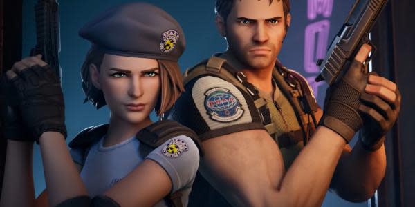 Fortnite: ¡Jill Valentine y Chris Redfield de Resident Evil llegaron al Battle Royale!