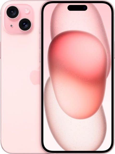 Apple iPhone 15 in pink