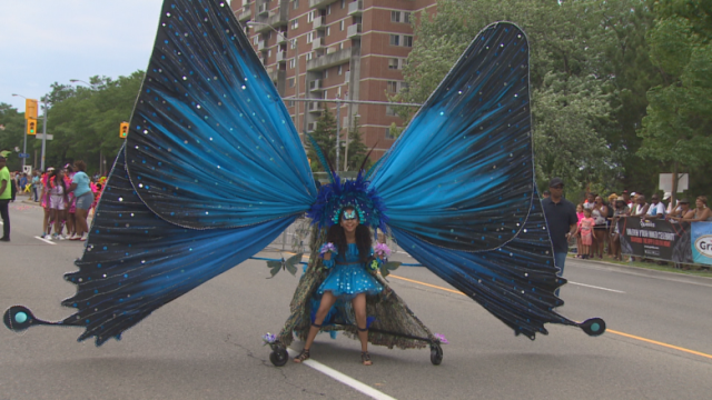 Revellers take over Toronto's streets for Caribbean Carnival celebration