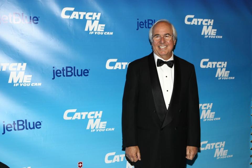 <div class="inline-image__caption"><p>Frank Abagnale attends the Broadway opening night of <em>Catch Me If You Can</em> in 2011. </p></div> <div class="inline-image__credit">Neilson Barnard</div>