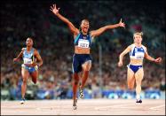 <p>Marion Jones made history at the 2000 Olympics in Sydney, Australia. After winning three gold and two bronze medals, Jones became the first female track and field athlete to win five medals at the same games. However, almost a decade after her victory, she was <a href="https://go.redirectingat.com?id=74968X1596630&url=https%3A%2F%2Fwww.espn.com%2Folympics%2Ftrackandfield%2Fnews%2Fstory%3Fid%3D3151367&sref=https%3A%2F%2Fwww.elle.com%2Fculture%2Fg28522%2Fscandalous-moments-in-olympics-history%2F" rel="nofollow noopener" target="_blank" data-ylk="slk:found guilty of doping;elm:context_link;itc:0;sec:content-canvas" class="link ">found guilty of doping</a> during the competition and was stripped of her medals. In 2008, Jones plead guilty to lying to federal agents about her use of performance-enhancing drugs and was <a href="https://www.nytimes.com/2008/01/12/sports/othersports/11cnd-jones.html" rel="nofollow noopener" target="_blank" data-ylk="slk:sentenced to six months;elm:context_link;itc:0;sec:content-canvas" class="link ">sentenced to six months</a> in prison. </p>