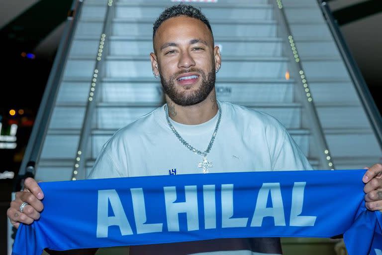 Neymar se sumó a Al-Hilal y se convirtió el el pase más caro en la historia de la liga saudí