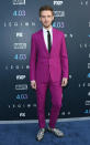 <p>British designer Paul Smith was the brains behind this fuschia two-piece. <em>[Photo: Getty]</em> </p>