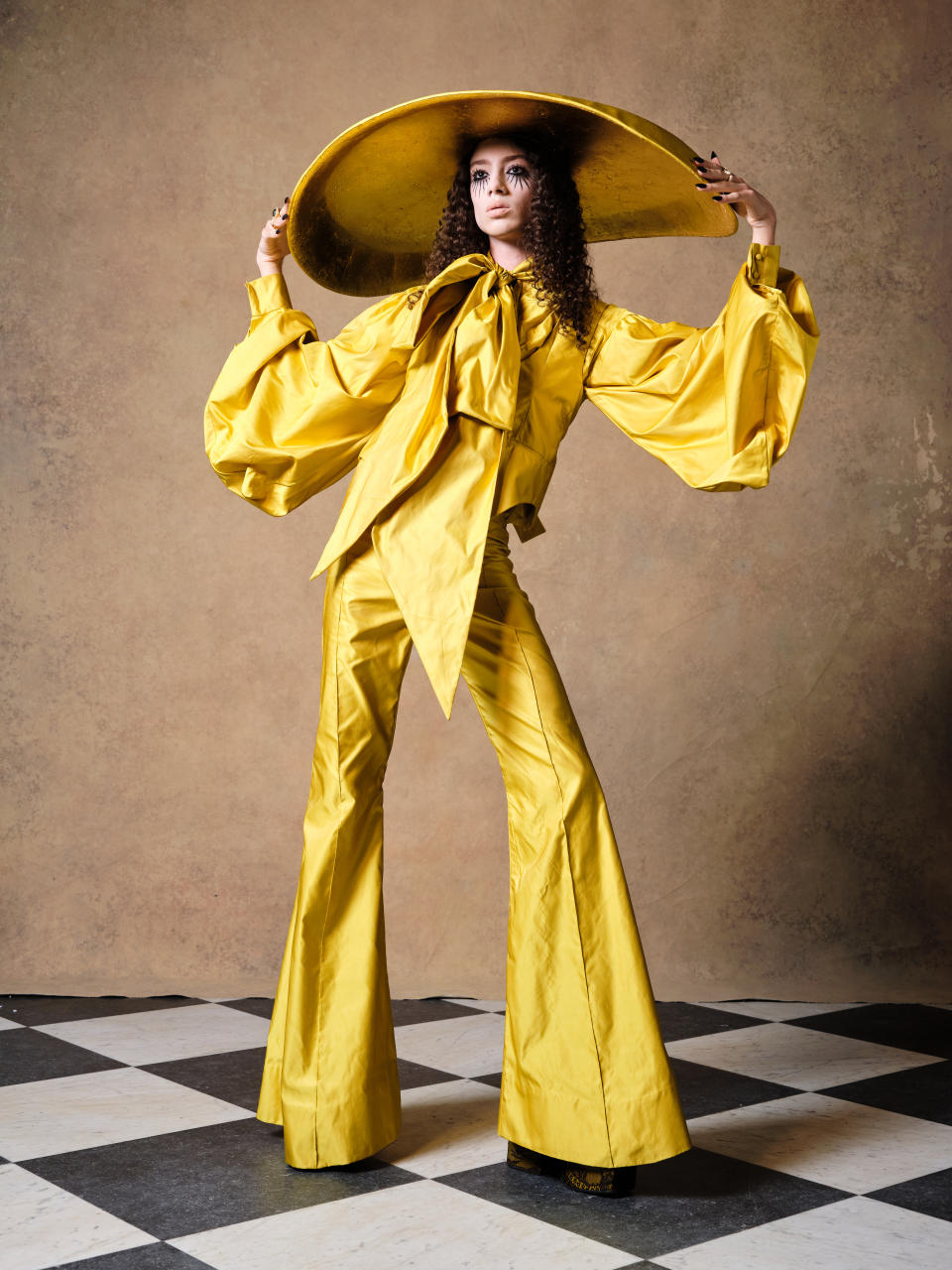 A look from Harris Reed’s “60 Years a Queen” collection. - Credit: Courtesy of Harris Reed
