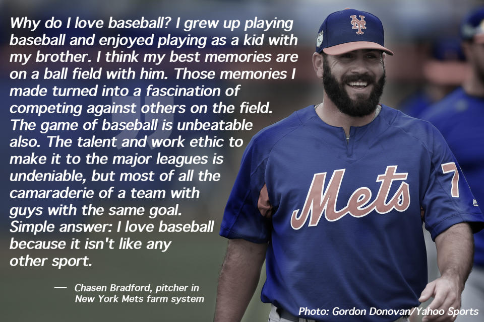 Why do you love baseball?