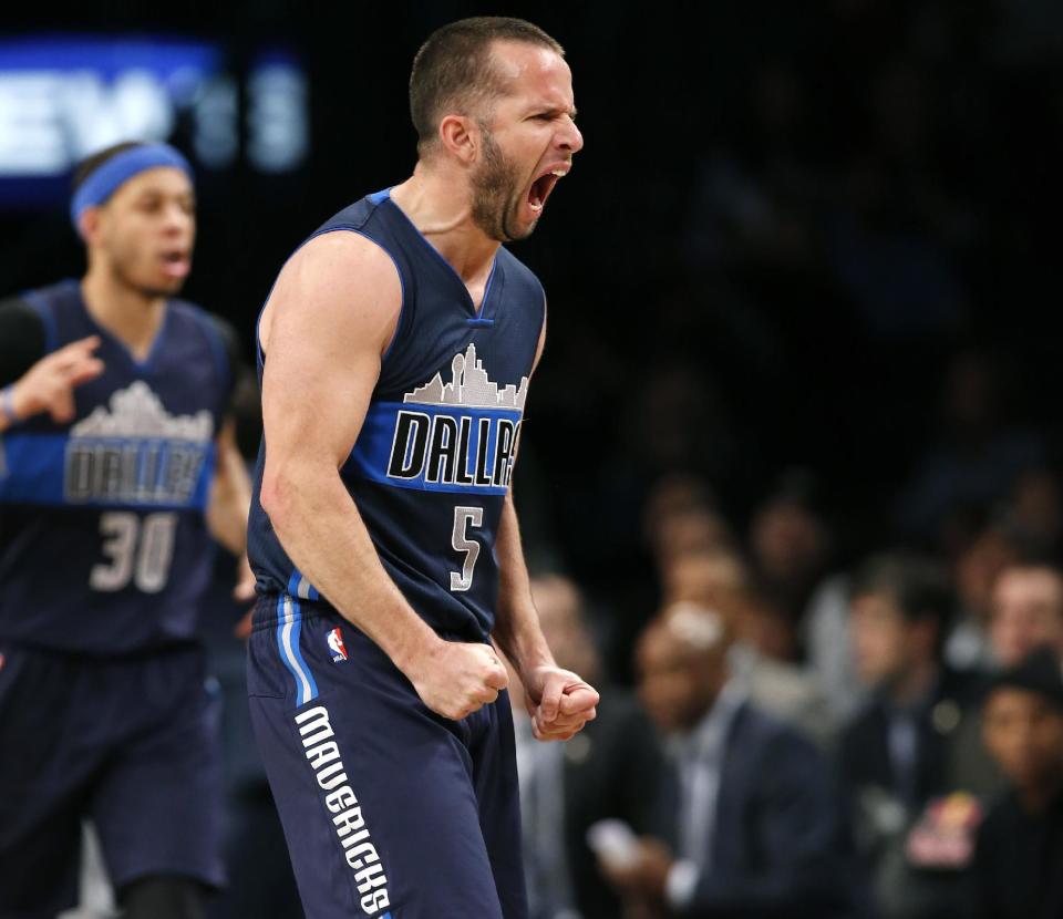 Dallas Mavericks guard J.J. Barea offers some value as long Seth Curry is out. (AP Photo/Kathy Willens)