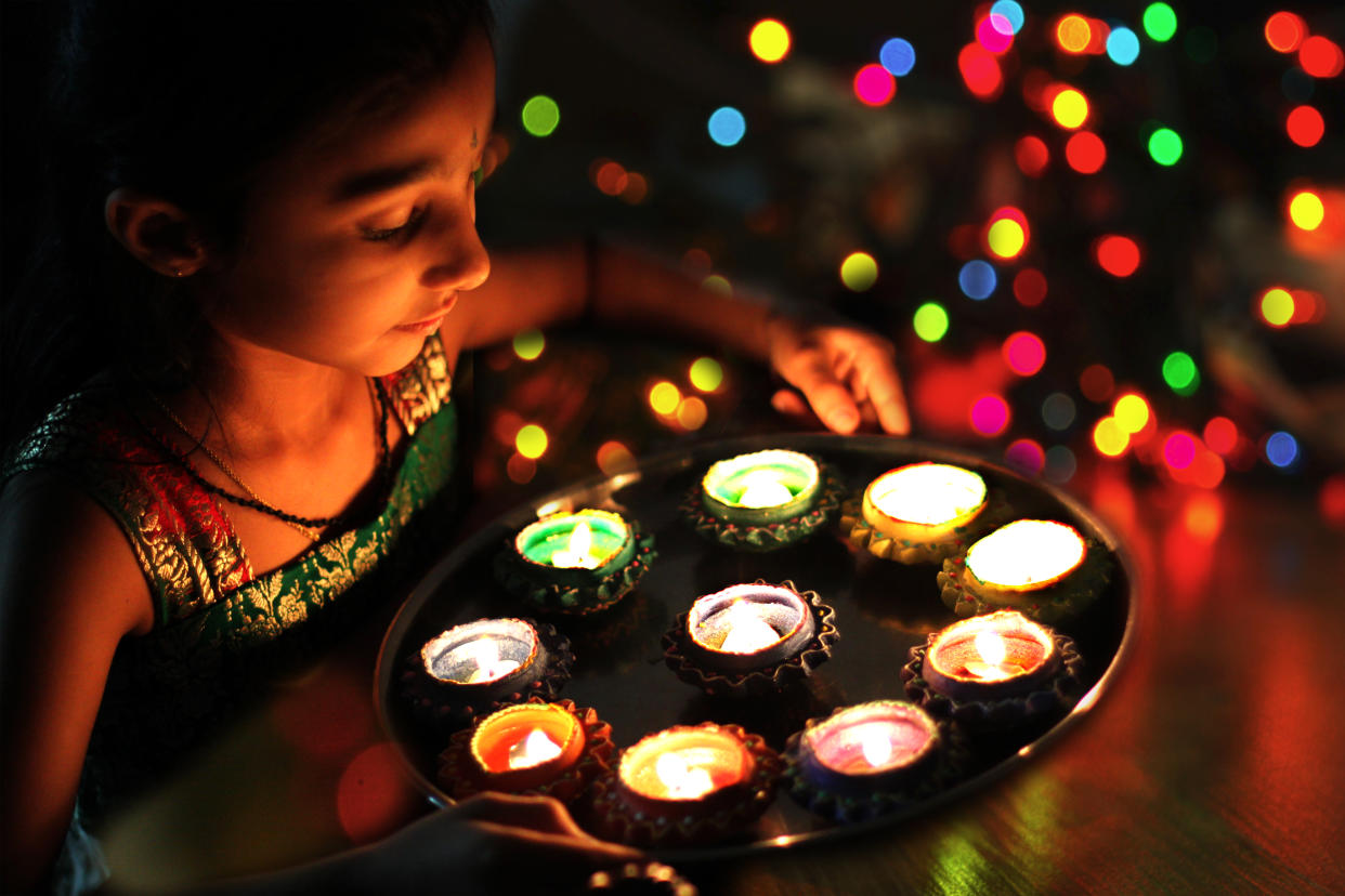 Diwali is a bright, colourful festival that signifies the 'triumph of good over evil'. (Getty Images)