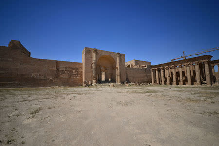 A view shows the ancient city of Hatra, south of Mosul, Iraq April 27, 2017. REUTERS/Stringer