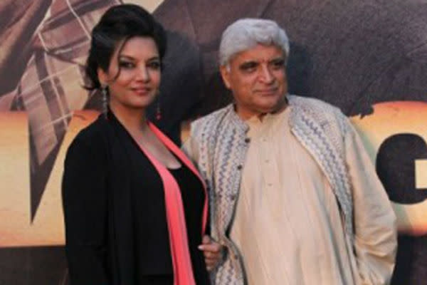 <b>9. Shabana Azmi-Javed Akhtar</b><br><br>Lyricist Javed Akhtar and actor Shabana Azmi have been one of the most vocal and socially active couples of the industry. Shabana, well known for her characters in both commercial and parallel cinemas, tied the knot with Javed in 1984. This was Javed's second marriage. He was married to Honey Irani before this. Javed and Honey had two children-Farhan and Zoya.