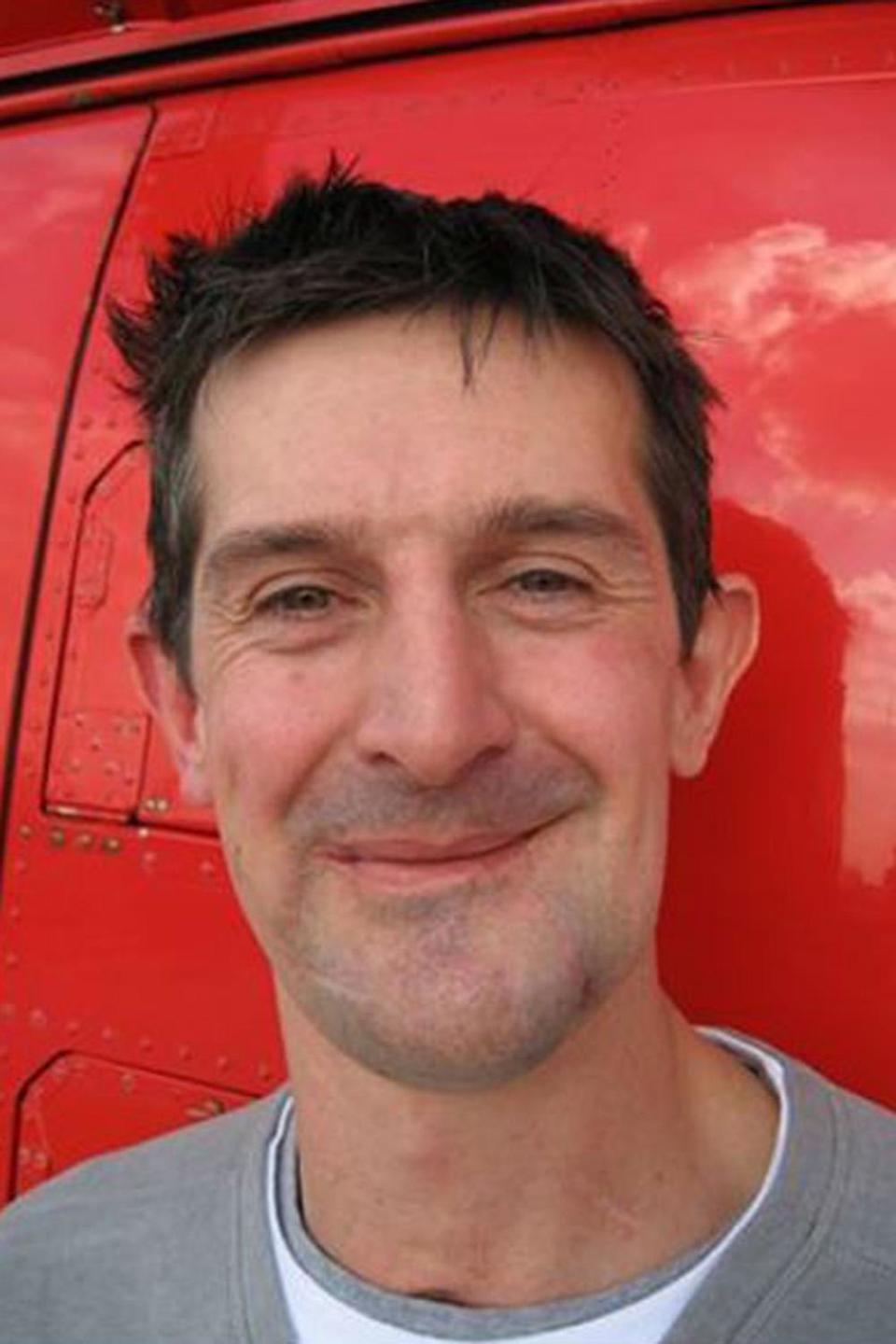 Catastrophic injuries: Paul Brown, 48, was hit by a truck as he cycled to work (Nigel Howard)