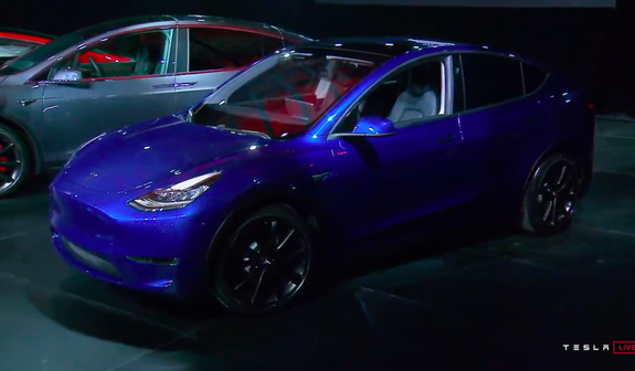 The Model Y is unveiled at last.