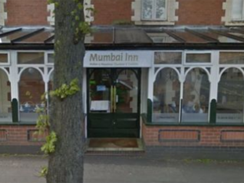 Sam Anderson and Angus Reilly had their romantic meal ruined in The Mumbai Inn in Leicester: Google Map