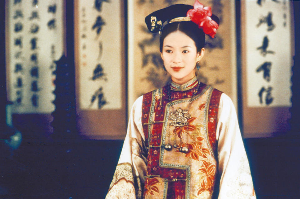 章子怡在《卧虎藏龍》飾演「玉嬌龍」一角。（圖／中時資料照）