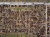 This photo shows fresh graves at the Butovskoye cemetery, which serves as one of burial grounds for those who died of the coronavirus, in Moscow, Russia. The way Russia counts fatalities during the coronavirus pandemic could be one reason why its official death toll is far below many other countries, even as it has reported at least 511,000 infections, behind only the United States and Brazil. (AP Photo/Dmitry Serebryakov)