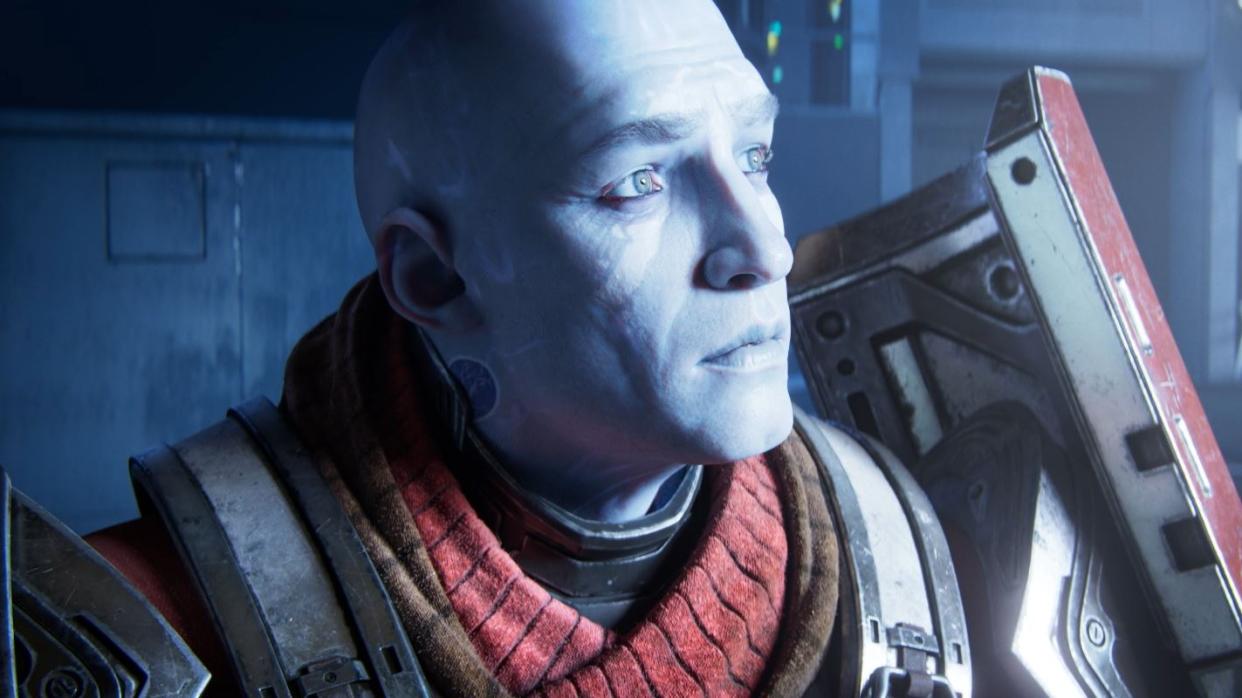  Zavala looks out at the Witness's attack on the Traveler. 