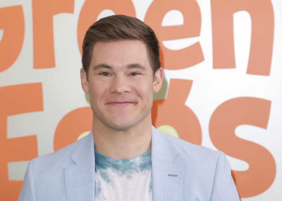 LOS ANGELES, CALIFORNIA - NOVEMBER 03: Adam DeVine attends the premiere of Netflix's "Green Eggs And Ham" at Hollywood American Legion on November 03, 2019 in Los Angeles, California. (Photo by Tibrina Hobson/Getty Images)