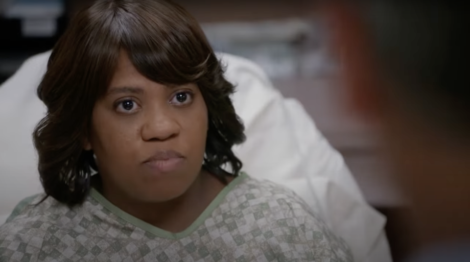 Chandra Wilson as Dr. Miranda Bailey demands she be given a cardiac stress test in "Grey's Anatomy"