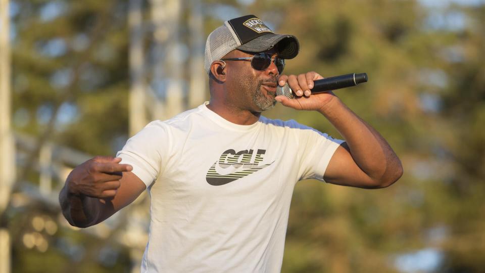 Santa Rosa, CA/USA: 6/17/17: Darius Carlos Rucker aka Darius Rucker performs at Country Summer festival.