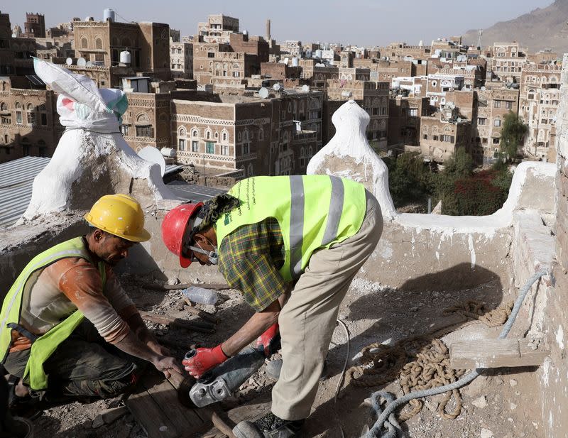 UNESO-supported project to restore ancient buildings in Sanaa