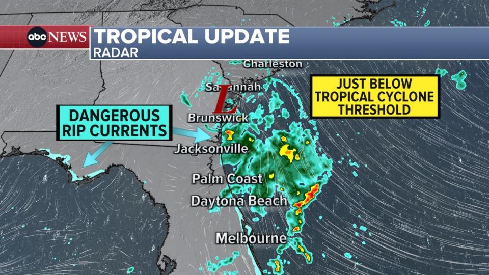 PHOTO: Tropical Update weather graphic (ABC News)