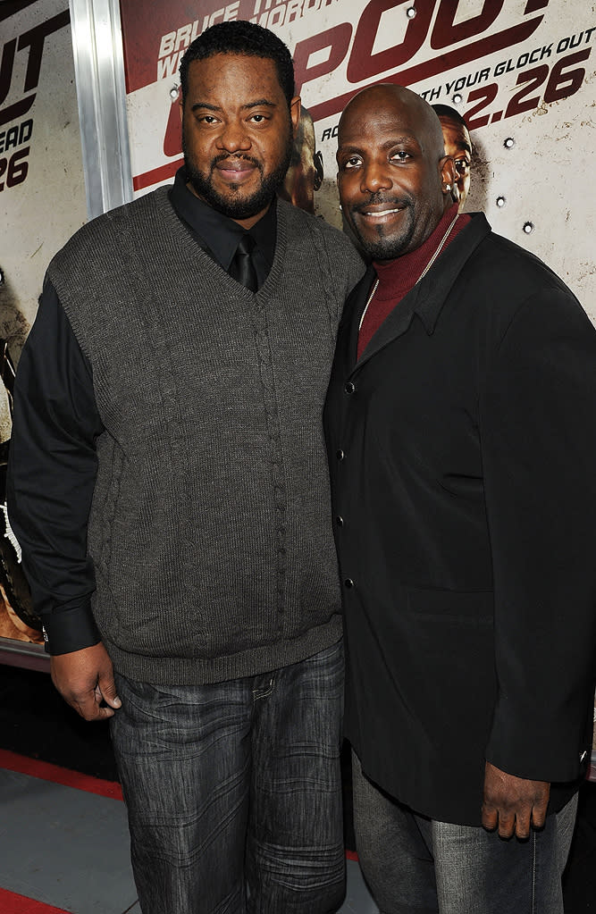 Cop Out NY premiere 2010 Grizz Chapman Kevin Brown