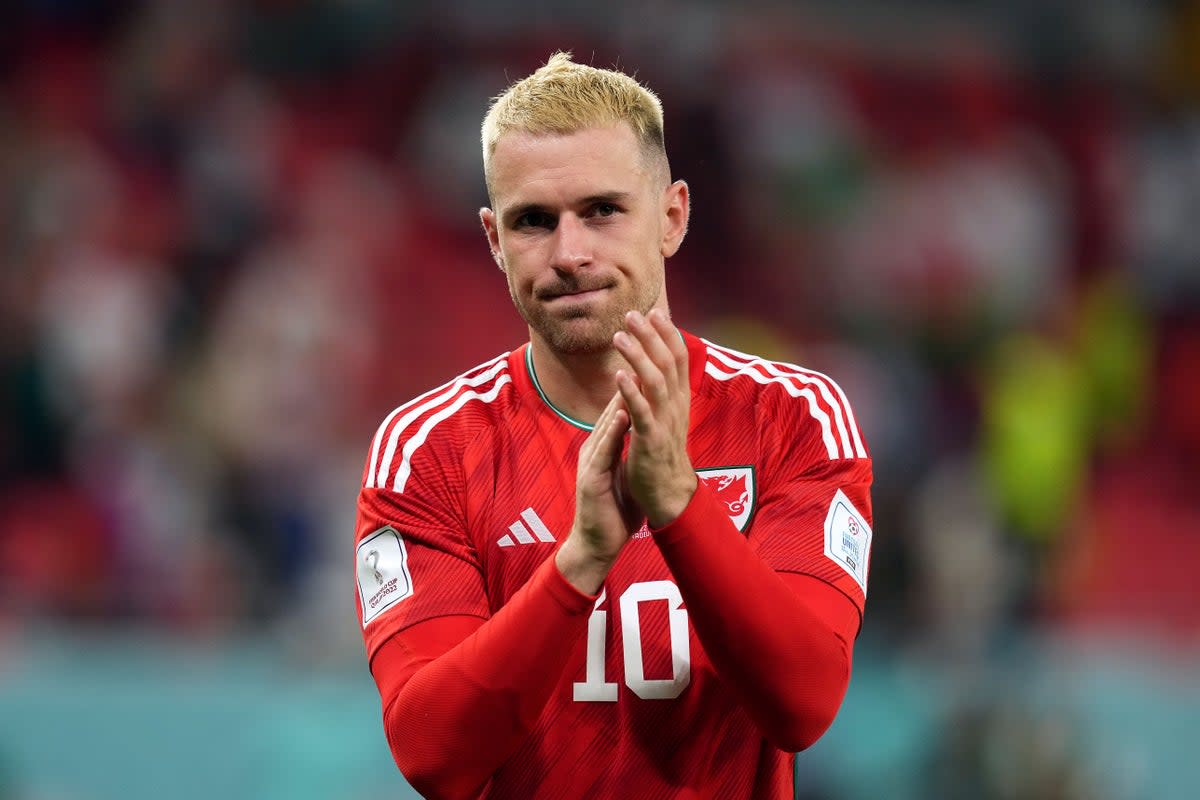 Aaron Ramsey has been named Wales’ new captain following the retirement of Gareth Bale (Martin Rickett/PA) (PA Wire)