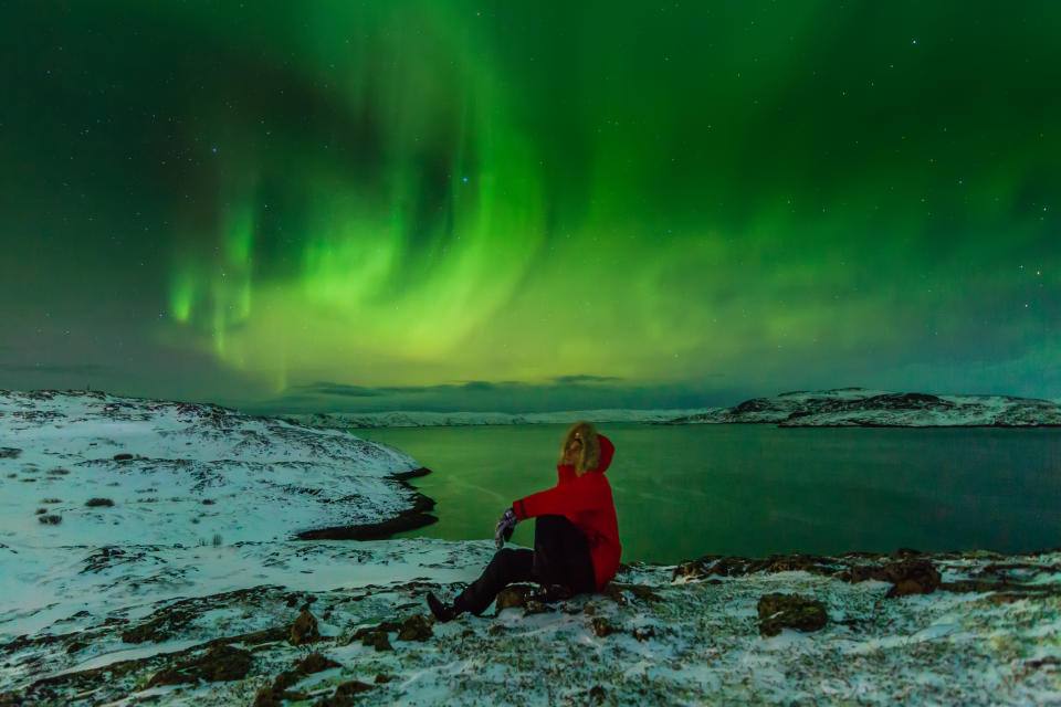 Aurora boreal en Finlandia. Foto: Getty Images