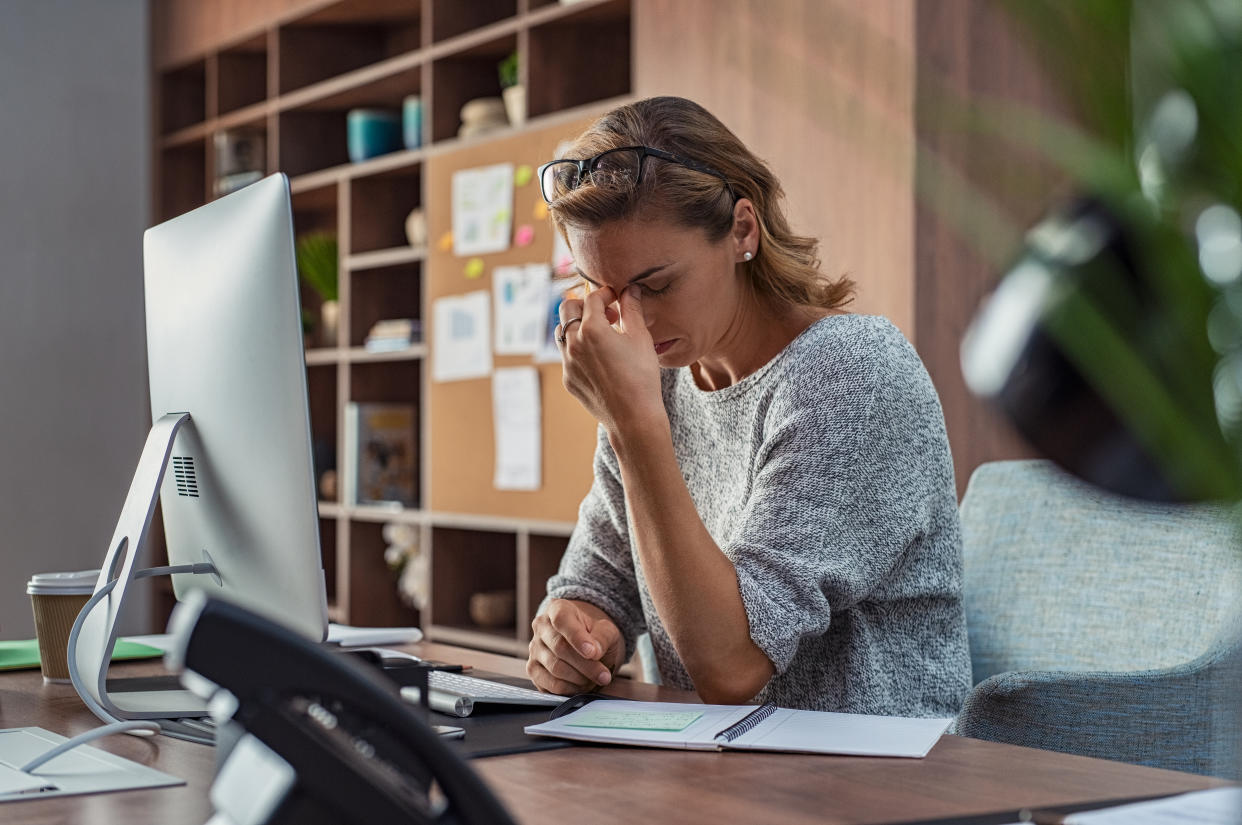 If you’re constantly stressed with no end in sight and no goal, it can take its toll. Photo: Getty