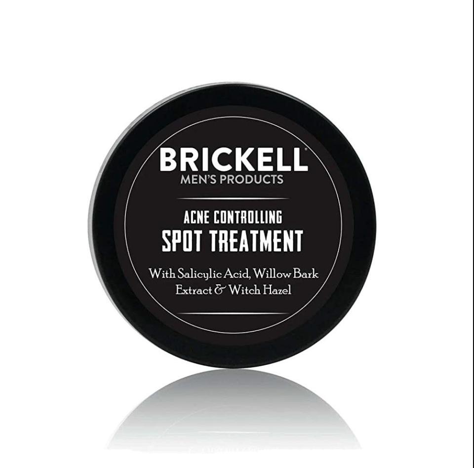 Brickell Acne Controlling Spot Treatment; best men's skincare brands, best skincare brands for men