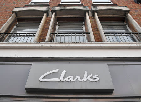 A Clarks shoe shop is seen in west London, Britain, May 21, 2018. REUTERS/Toby Melville