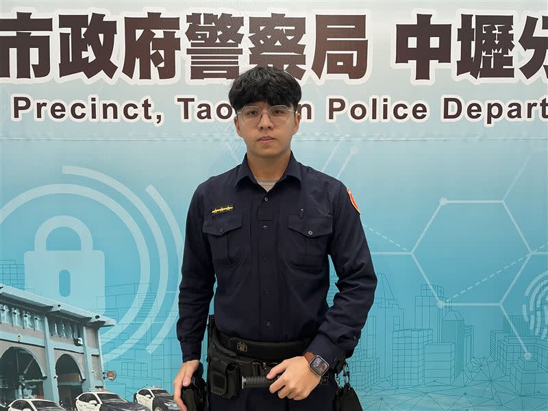 員警涂宏瑋派出所任職3年，父親是偵查隊的小隊長。（圖／翻攝畫面）