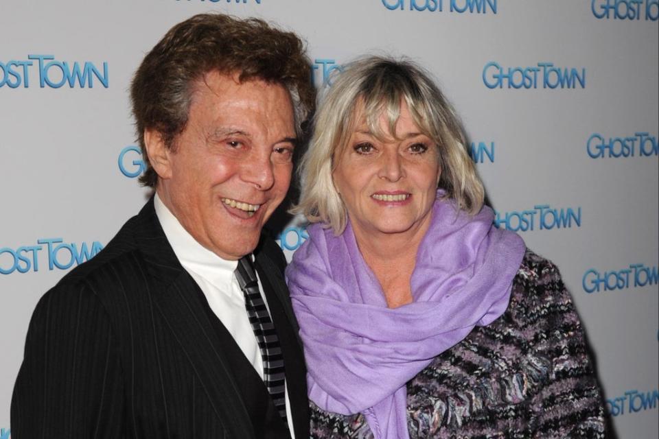 File photo dated 14/10/2008 of Lionel Blair and his wife Susan, attend a VIP Screening of 'Ghost Town' at the Apollo West End Cinema, London. (PA)