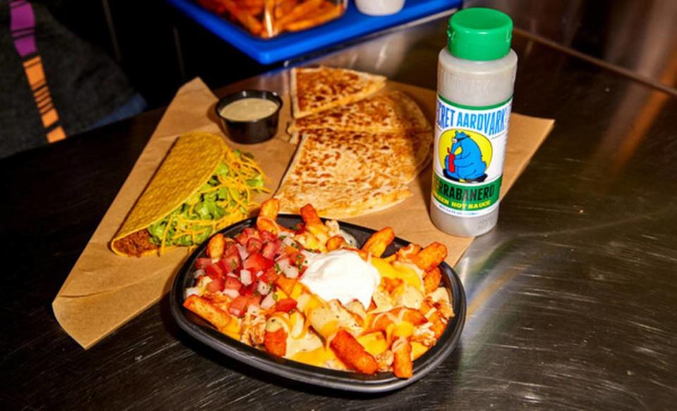 Taco Bell and Portland-based hot sauce company, Secret Aardvark, teamed up to launch the new Secret Aardvark Nacho Fries, available for a limited time starting April 25. Hand-out/Photo by Taco Bell Corp.