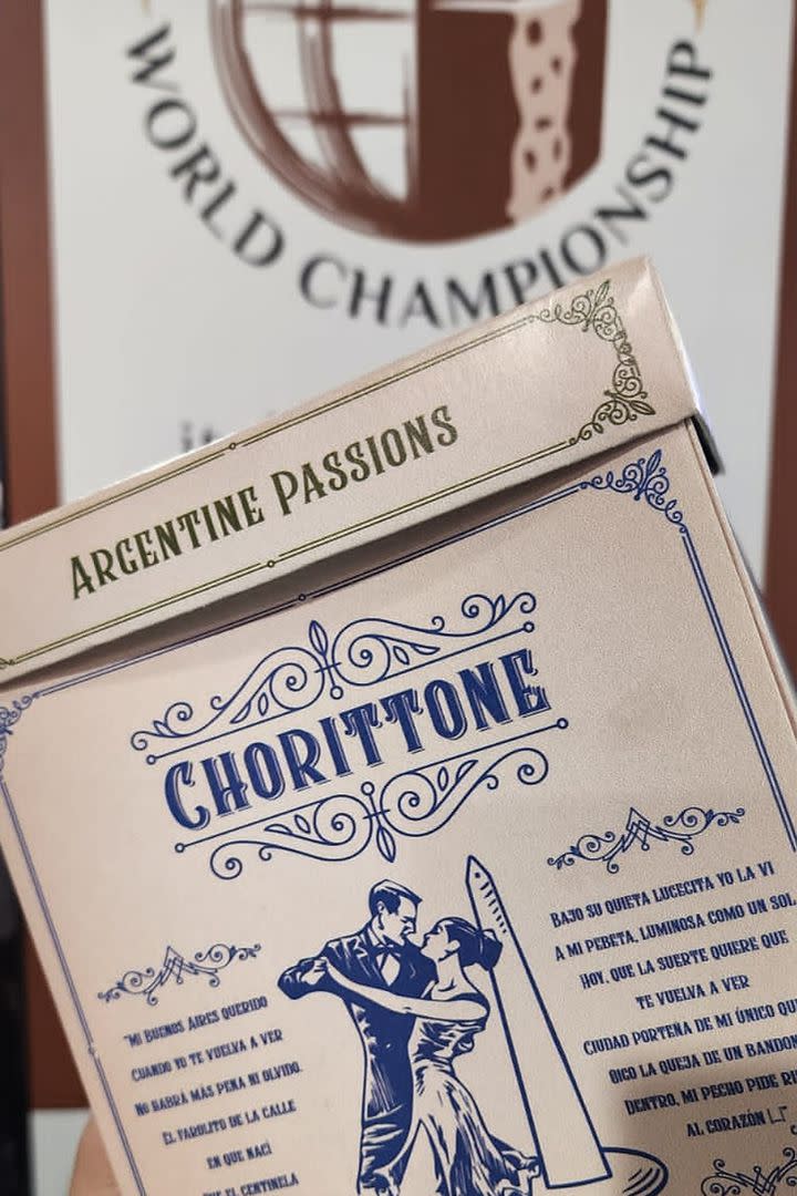 El Chorittone, 100% argentino y salado, triunfó en la competencia internacional