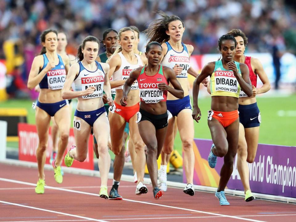 Muir cruised into the 1,500m final in London (Getty)