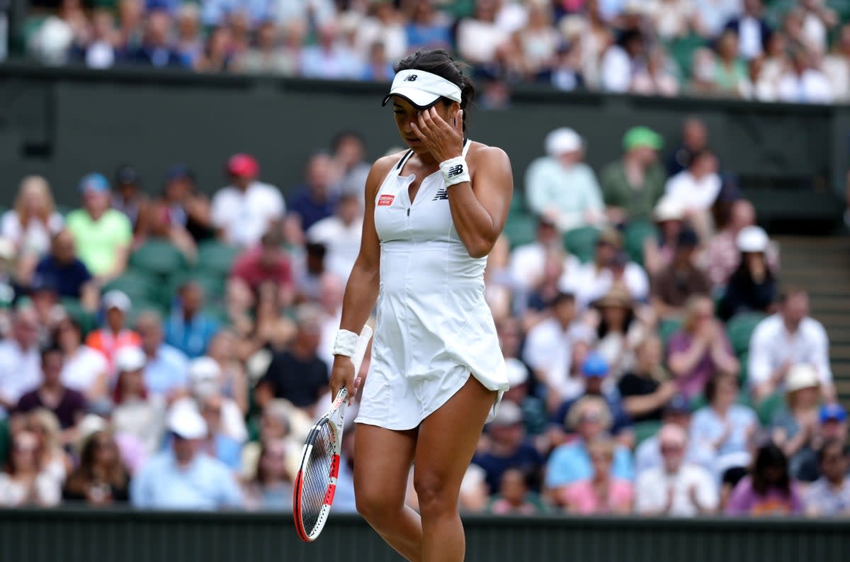 Heather Watson lost in the fourth round (John Walton/PA) (PA Wire)