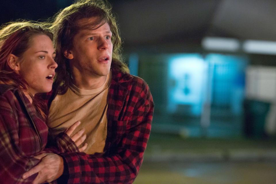 <p><em>American Ultra</em> is an action-packed spy thriller disguised as a stoner comedy. That sounds like a format that shouldn't work, but it totally does thanks in large part to Kristen Stewart's underrated comedic timing. She stars alongside Jesse Eisenberg as a low-key couple whose sleepy lives are completely upended when the CIA comes calling. </p> <p><a href="https://cna.st/affiliate-link/K3zshu2hq46wKdxpNqoPUvxDeMmHH8NvicxcZJKetT4q4N1if49AtW6MrA3rzXceiZ4aJwjz4ky58tJfESyiMjE6tXiETm5qJLxGd9qRhnwepcYk33REaHodBUa3sHb6yJn?cid=5e861eced9989e0008a9db78" rel="nofollow noopener" target="_blank" data-ylk="slk:Available to stream on Amazon Prime Video" class="link rapid-noclick-resp"><em>Available to stream on Amazon Prime Video</em></a></p>