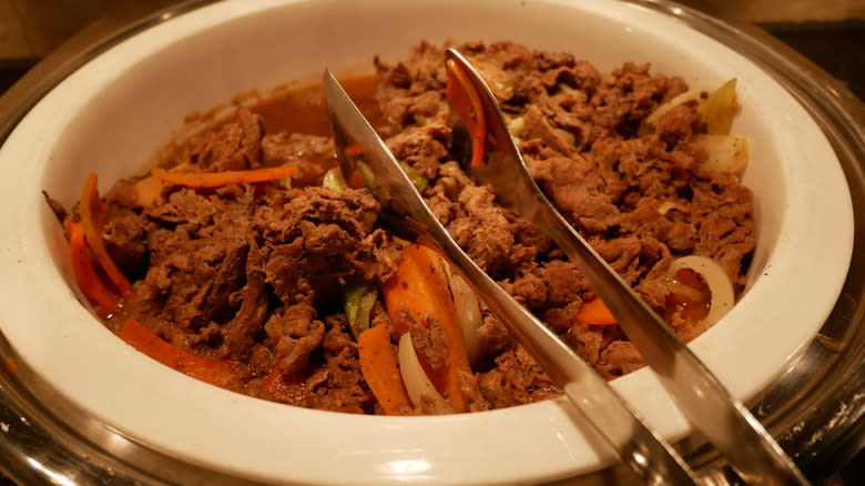 Bowl of beef bulgoki