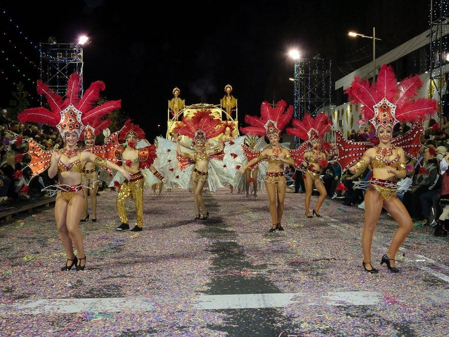 Madeira island carnival parade 2016.