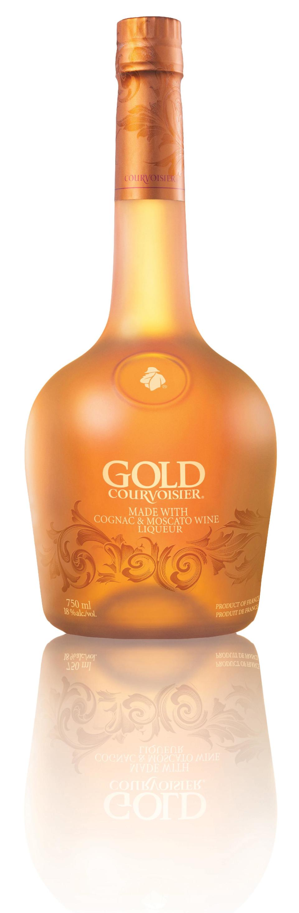 This undated publicity image provided by Beam, Inc. shows Courvoisier® Gold liqueur. (AP Photo/Beam, Inc.)