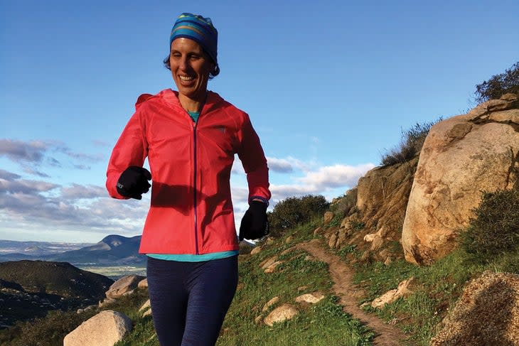 <span class="article__caption">Dimity McDowell on one of her last trail runs.</span> (Photo: Courtesy Dimity McDowell)