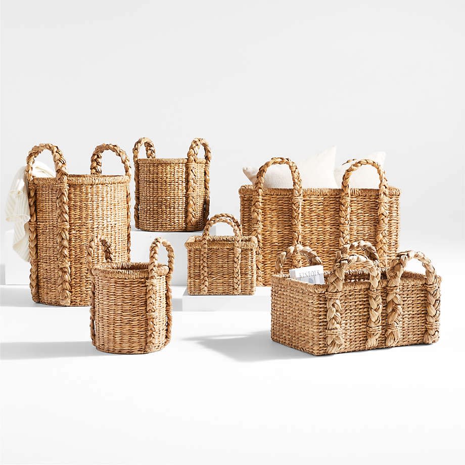 Jake Arnold x Crate &amp; Barrel Montecito Chunky Woven Baskets