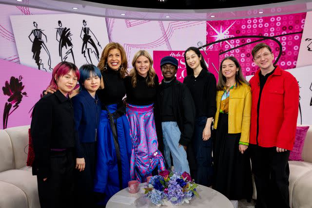 <p>NBC/Nathan Congleton</p> From left: Cristina Ng Ng, Margarita Ng Ng, Hoda Kotb, Jenna Bush-Hager, Papa Oppong, Deborah Won, Valeria Watson, and Anthony Oyer